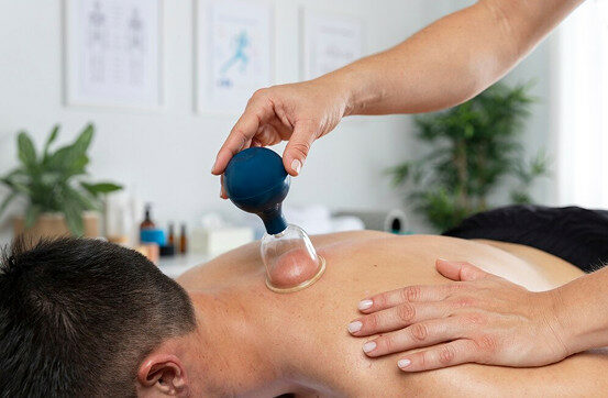 Dynamic cupping massage in rocky river