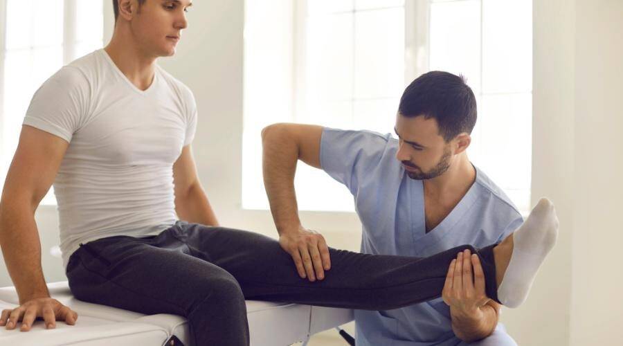 Sports stretching leg massage near me